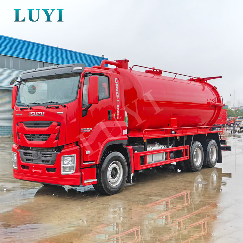 ISUZU GIGA 6×4 20CBM Sewage Suction Truck for Municipal Sanitation and Sludge Transport