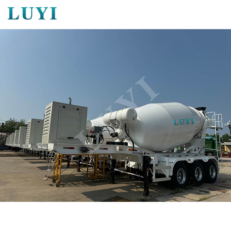 LUYI 12-cubic-meter Powder Tank Semi-trailer