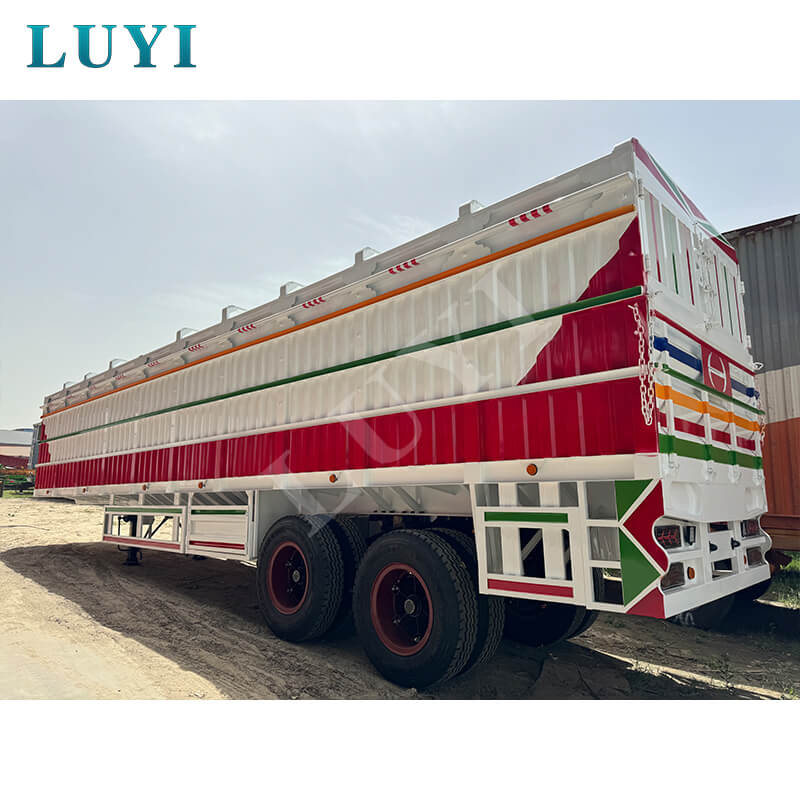 LUYI 2-axle 100-ton Stake Semi-trailer