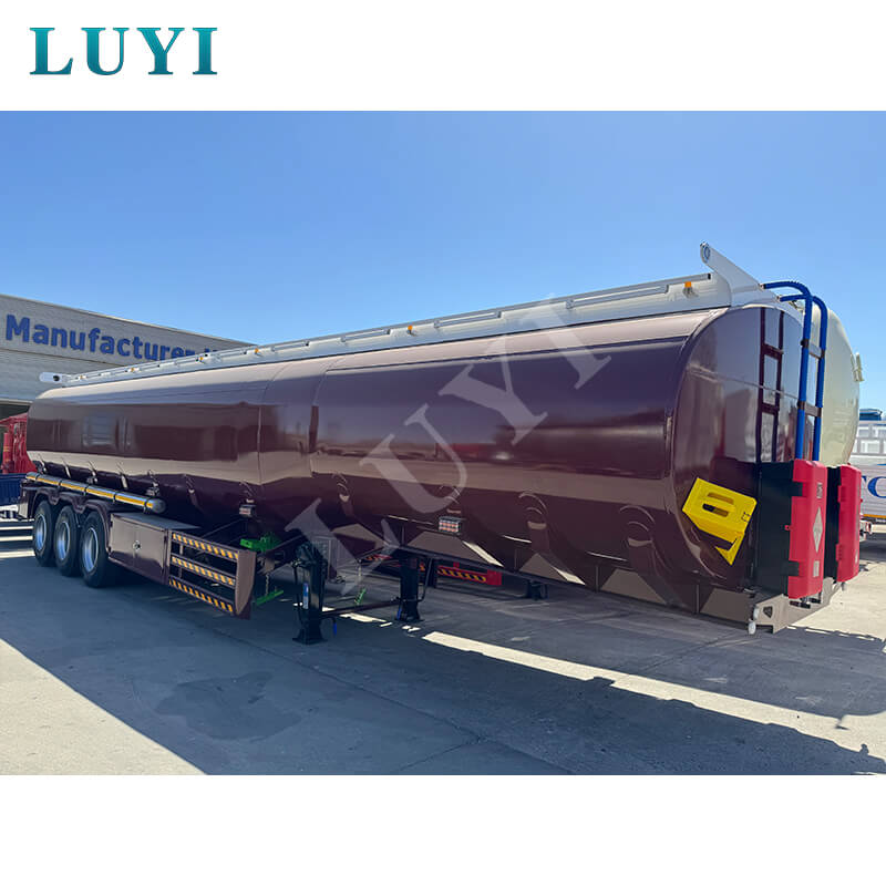 LUYI 3-axle 0-cubic carbon steel oil tank semi-trailer