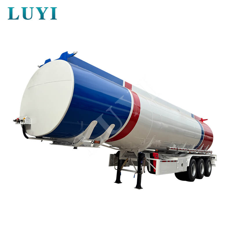 LUYI 3-axle 45,000-liter 3-compartment Customizable Oil Tank Truck Trailer