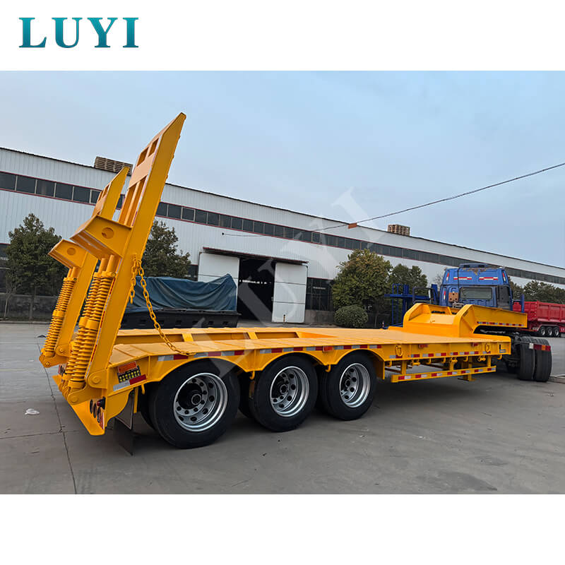 LUYI 3-axle 60-ton Low-bed Semi-trailer