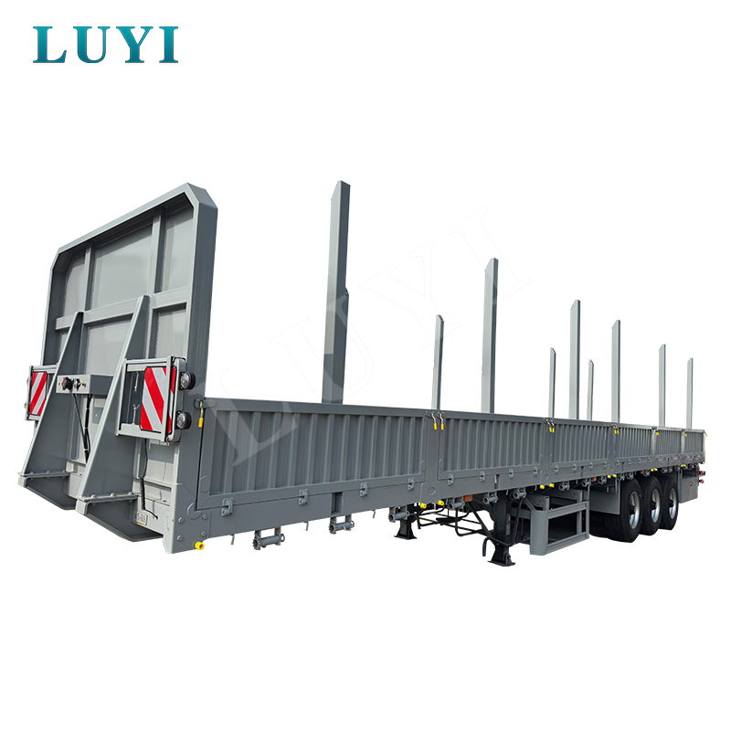 LUYI 3-axle Semi-trailer With Column Side Walls