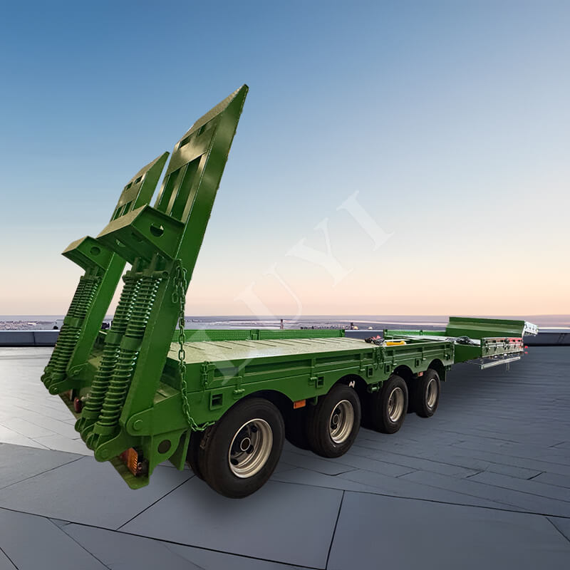 LUYI   4-axle 60-ton Gooseneck Low-bed Semi-trailer LUYI   4-axle 60-ton Gooseneck Low-bed Semi-trailer
