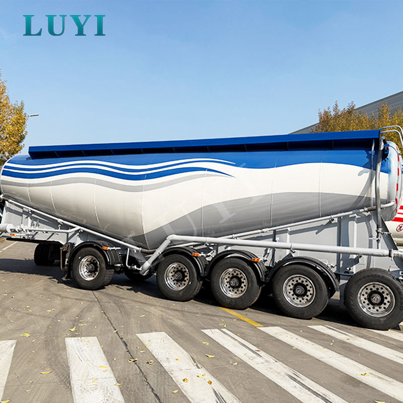 LUYI 40m³ V-Shape Cement Bulker: Delivering More with Less Waste