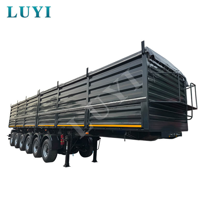LUYI 6-axle Fence Plate Semi-trailer