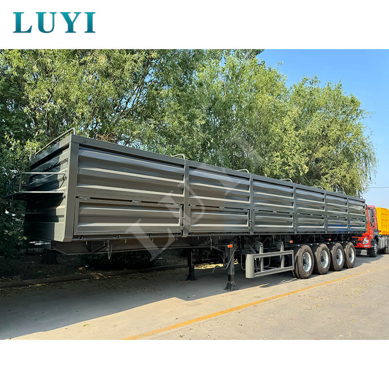 LUYI 60-Ton Class 4-Axle Side-Tipper Semi-Trailer