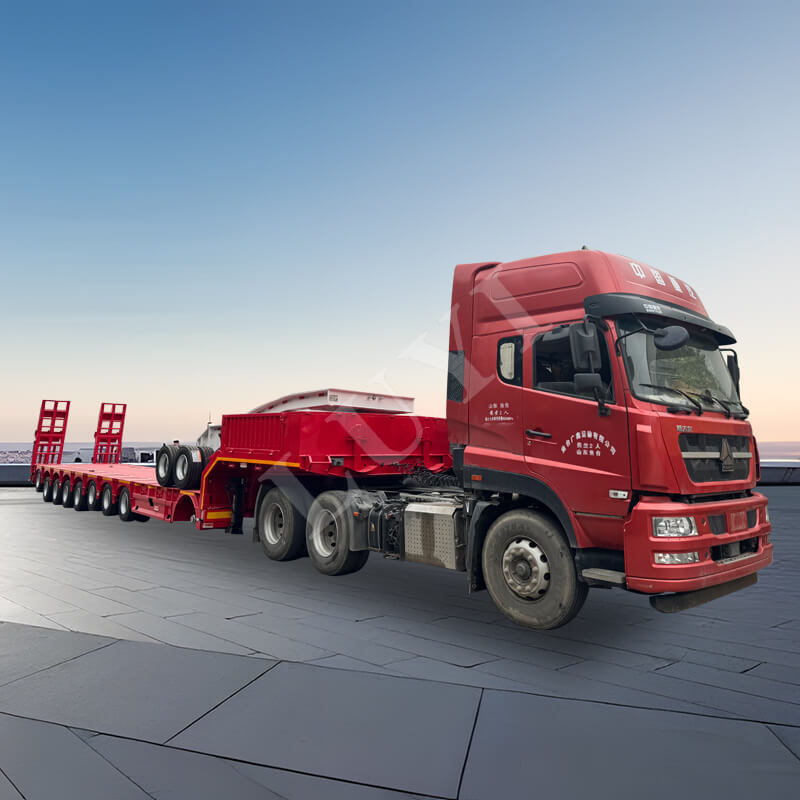 LUYI   8-axle 120-ton Air Suspension Low-bed Semi-trailer LUYI   8-axle 120-ton Air Suspension Low-bed Semi-trailer