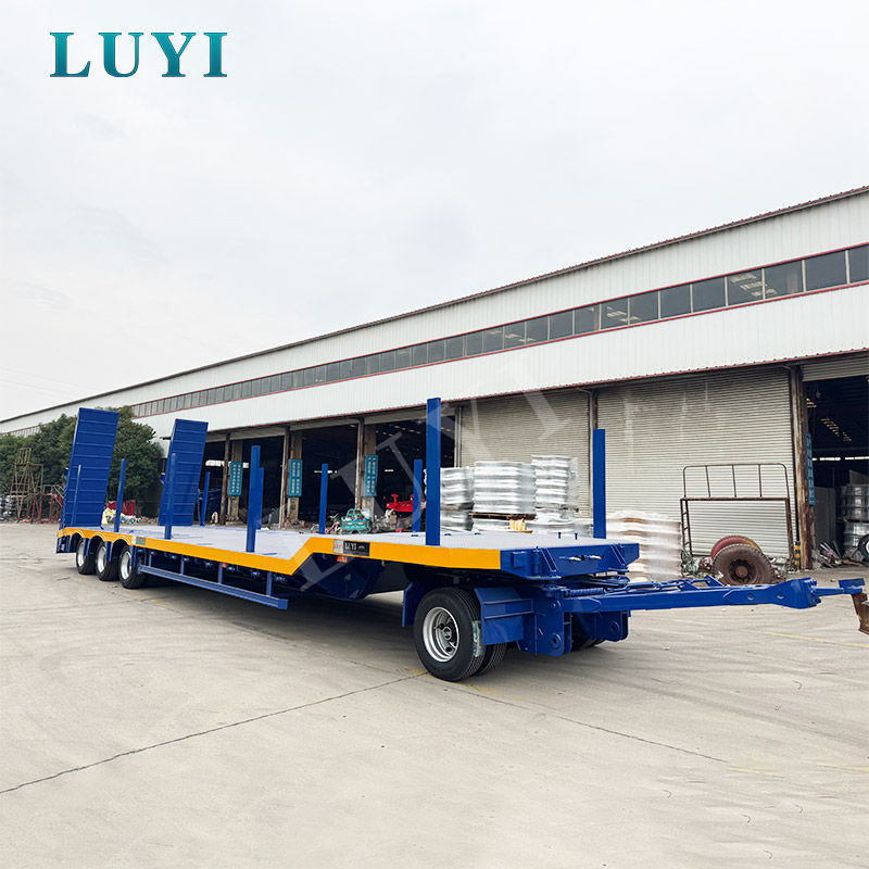 LUYI Air Suspension Drawbar Low Loader: Maximum Stability for Sensitive & High-Value Cargo