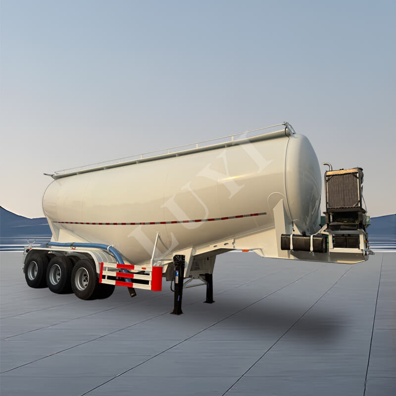 Three-Axle 30-Ton Powder Tank Semi-Trailer