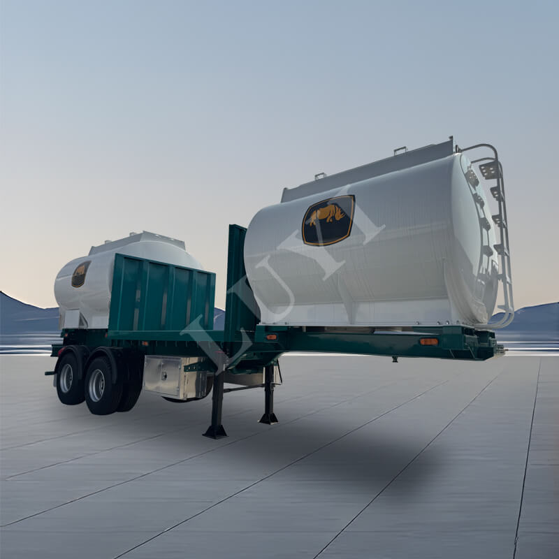 Two-axle V-type 30,000-liter Oil Tank Semi-trailer