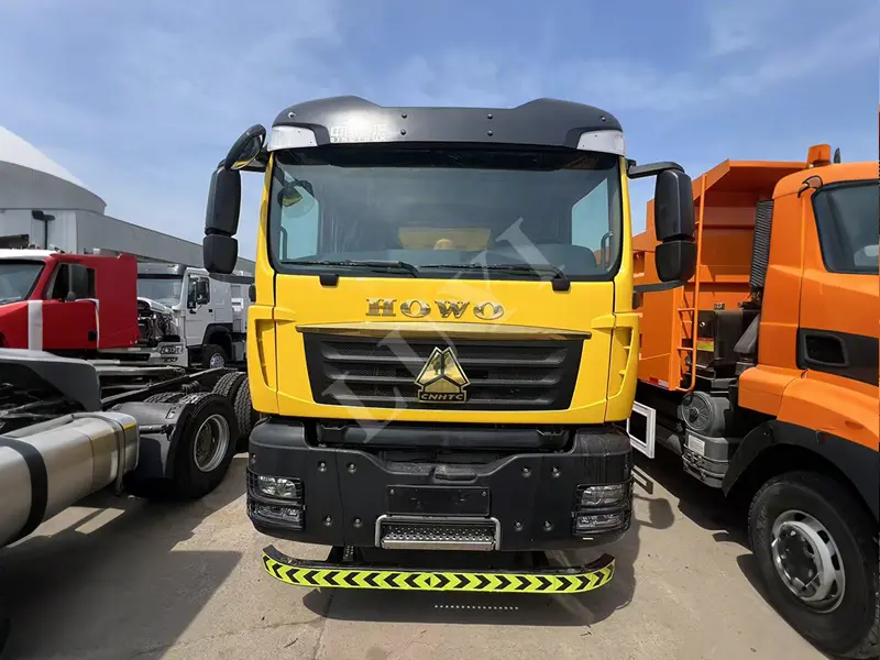 Yellow HOWO Dump Truck
